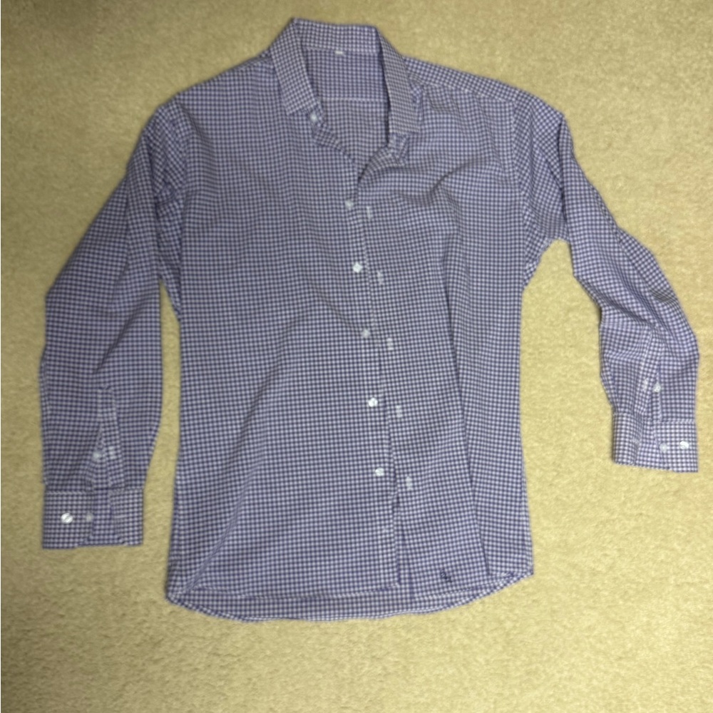 State & Liberty - “The Ryan” Dark Purple Micro Check